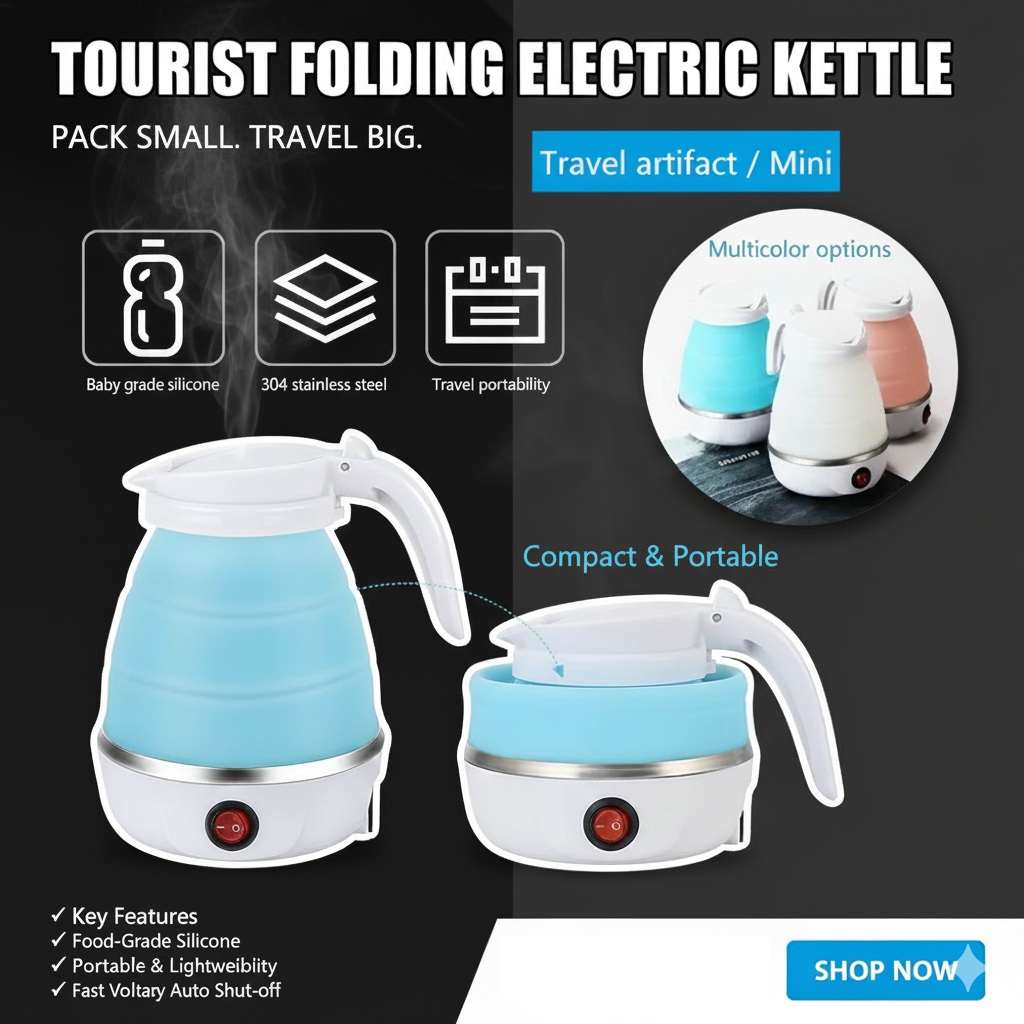 Foldable Portable Electric Kettle
